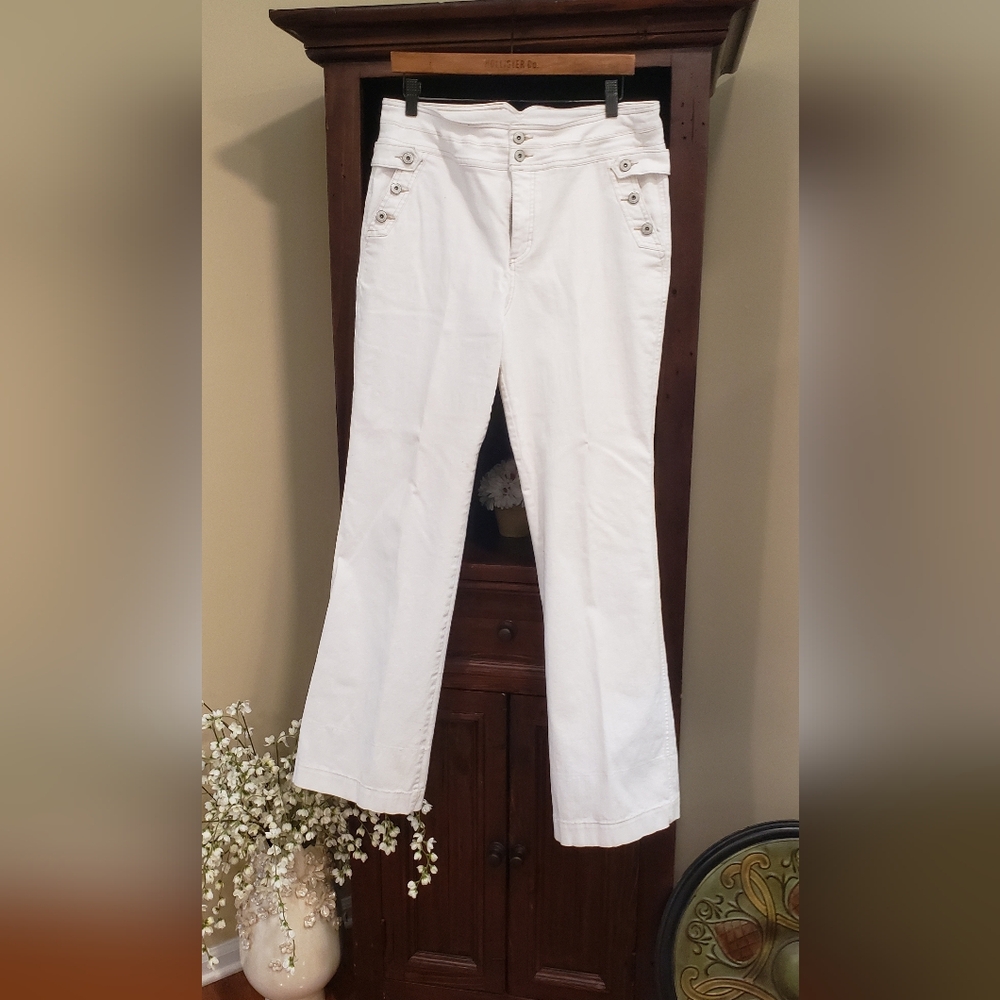 Inc denim white jeans